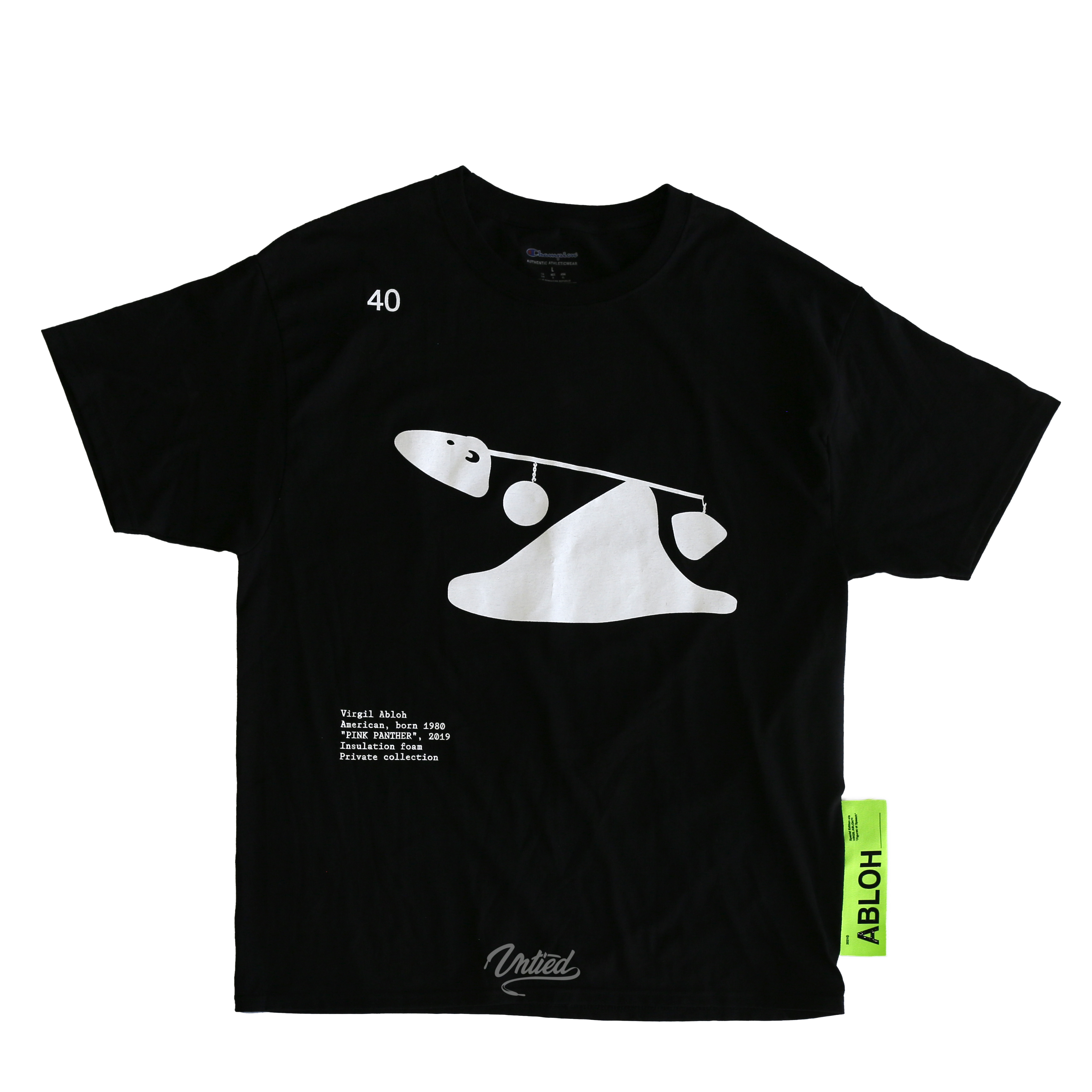 Virgil Abloh ICA Graffiti Tee | Black