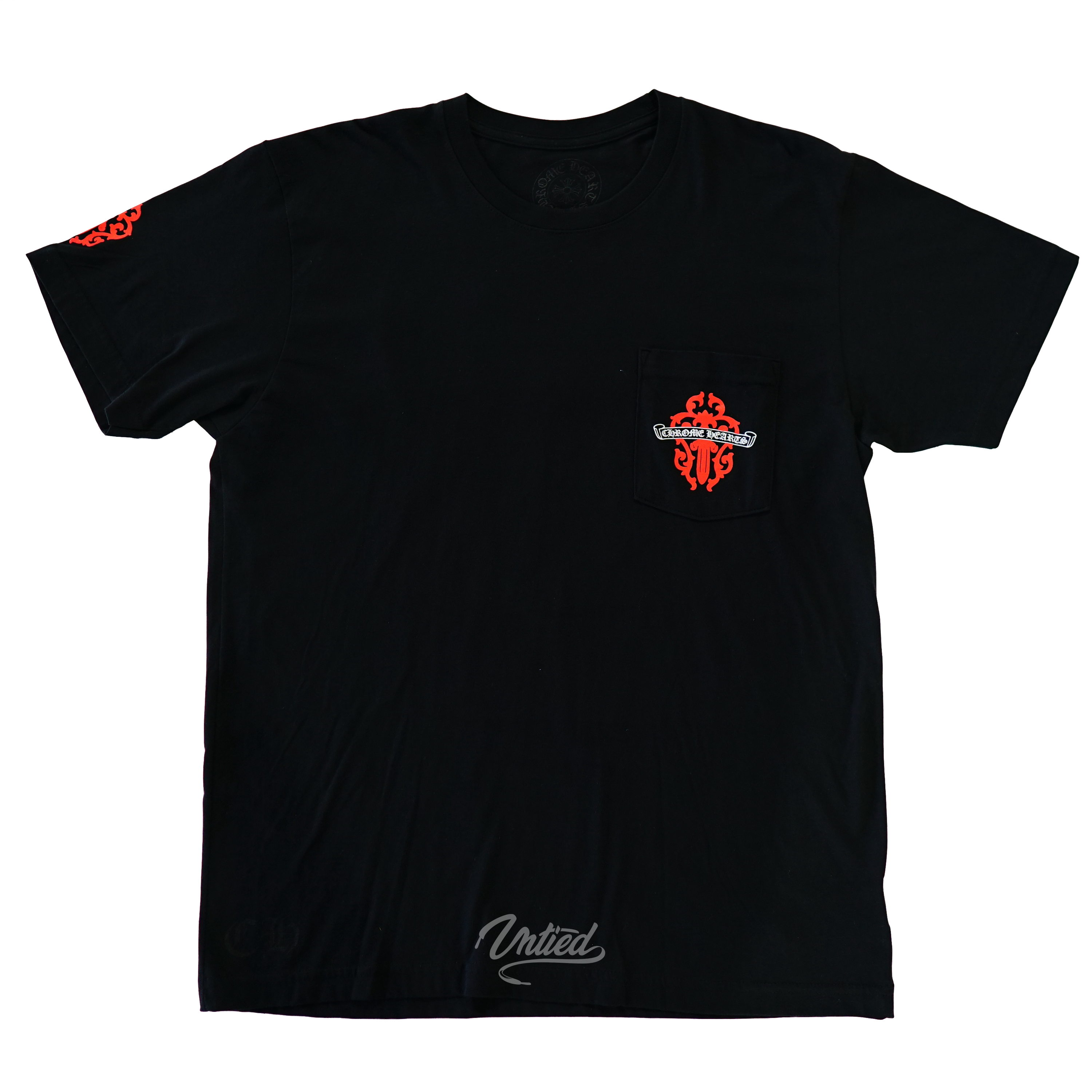 Chrome Hearts Dagger L/S T-Shirt Black/Red Men's - US