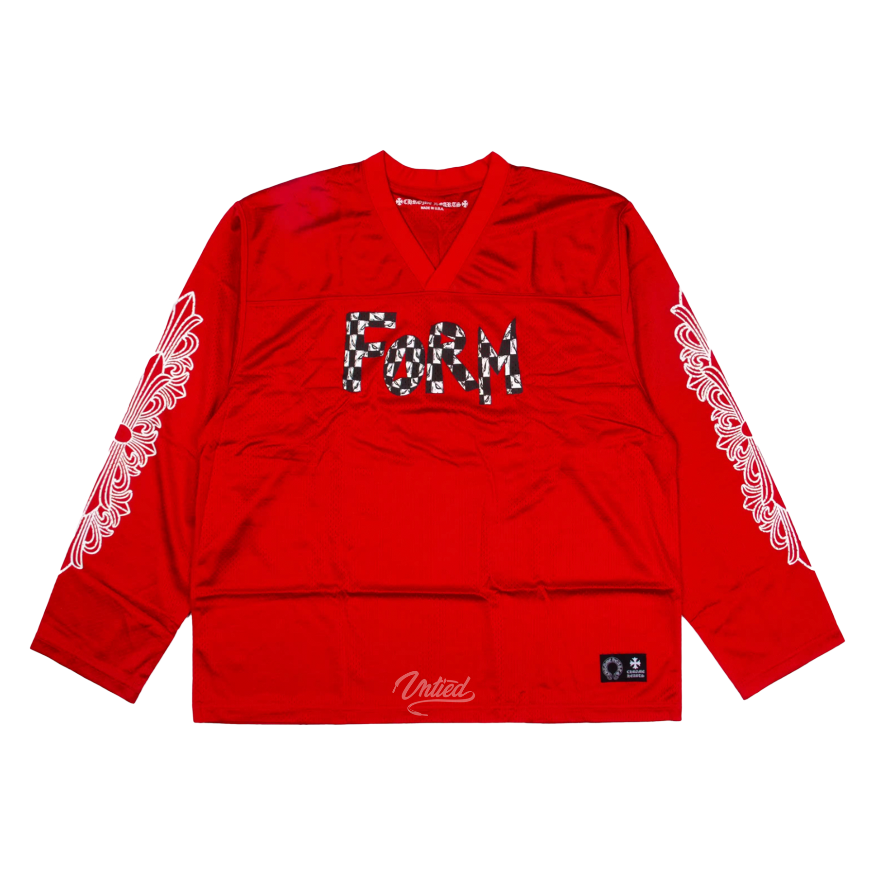 Chrome Hearts Matty Boy Mesh Warm Up Jersey "Red"