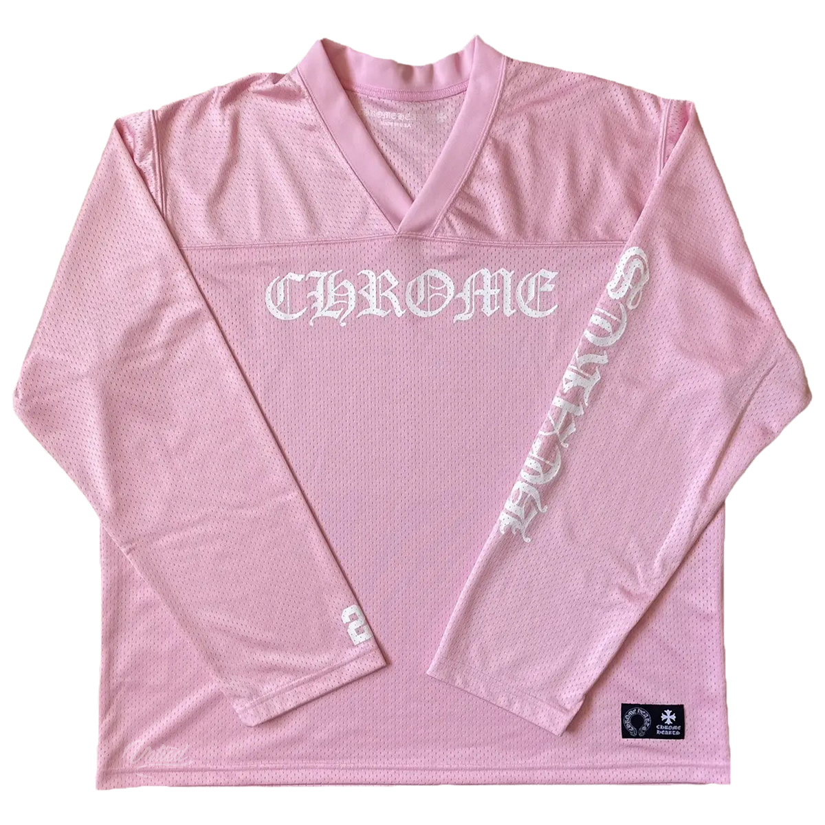 Chrome Hearts Mesh Warm Up Jersey "Pink"