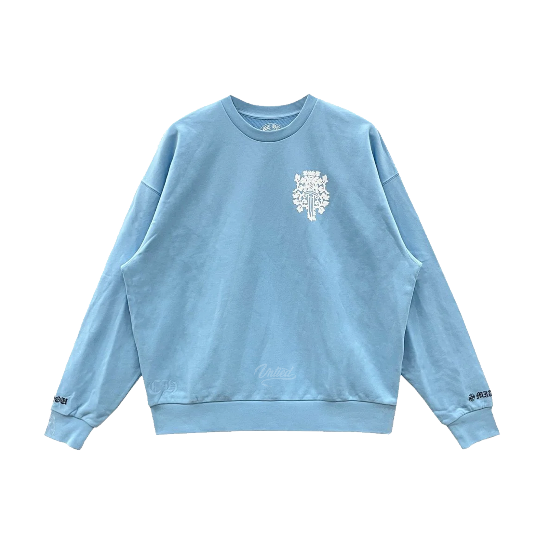 Chrome Hearts Vine Dagger Crewneck "Baby Blue"