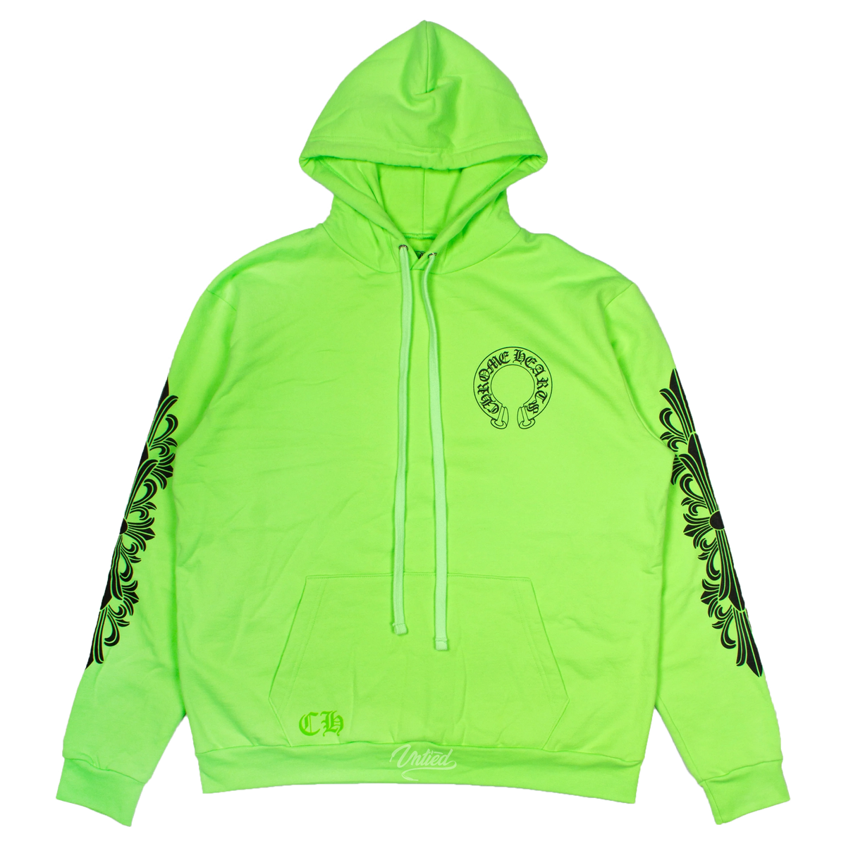 Chrome Hearts Ultra Miami Horseshoe Hoodie "Green/Black"