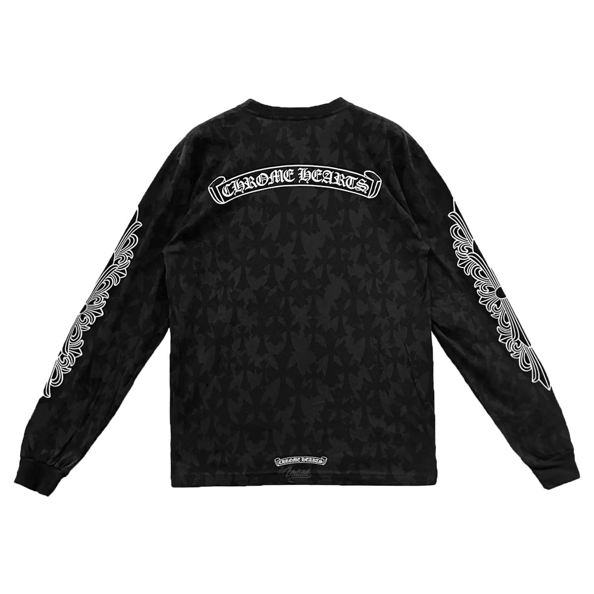 Chrome pain Cemetery Motif L/S Tee "Black"