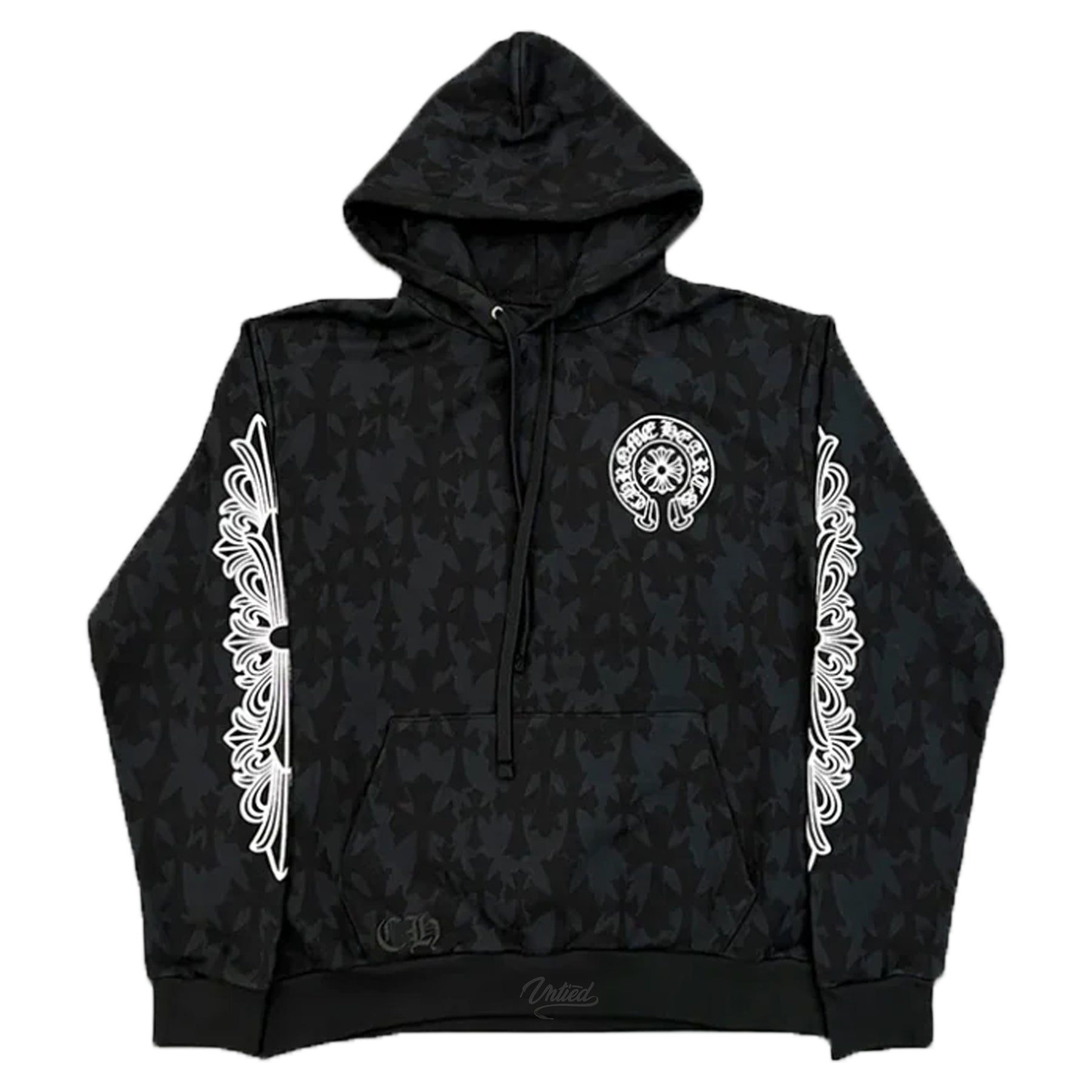 Chrome Hearts Cemetery Motif Hoodie "Black"