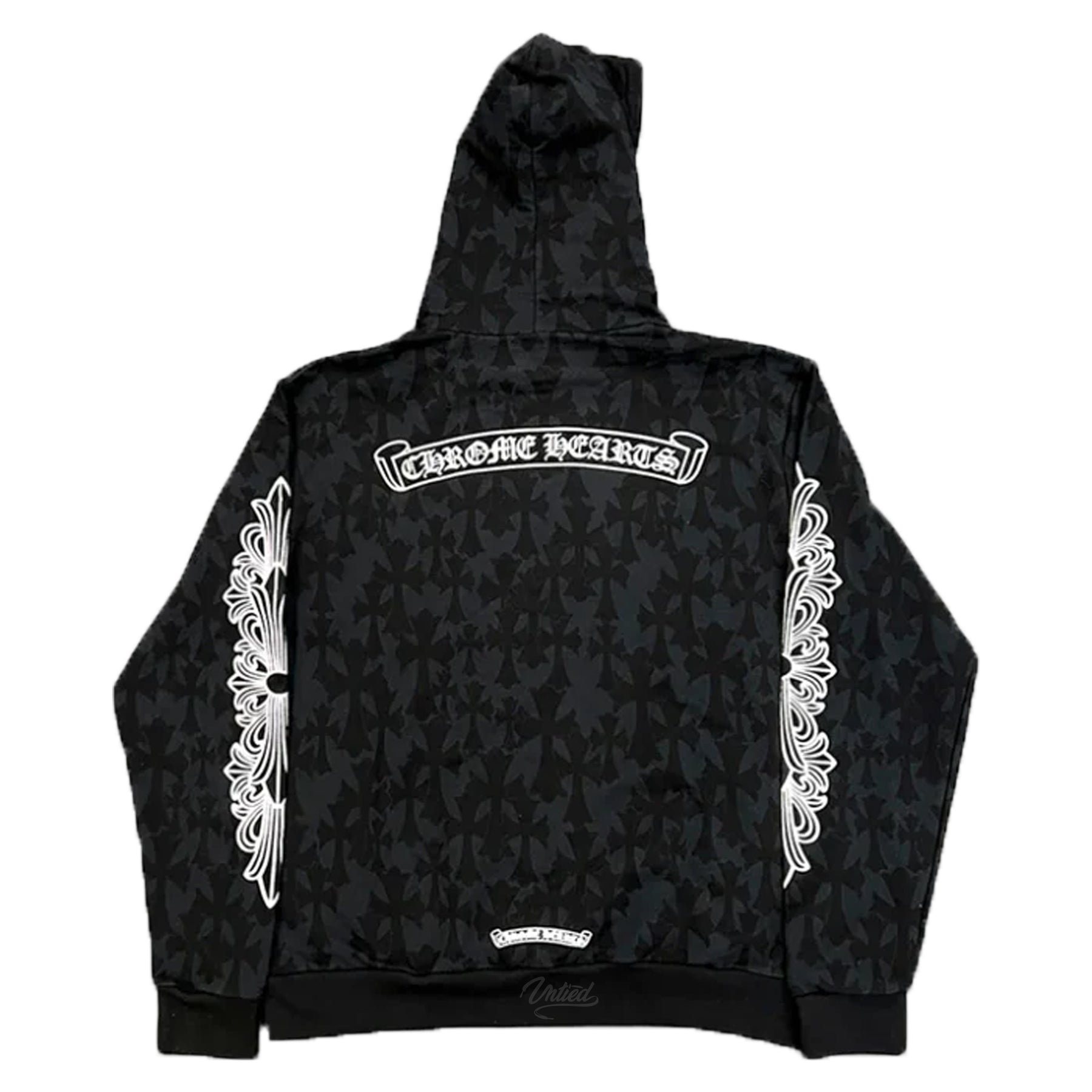 Chrome Hearts Cemetery Motif Hoodie "Black"