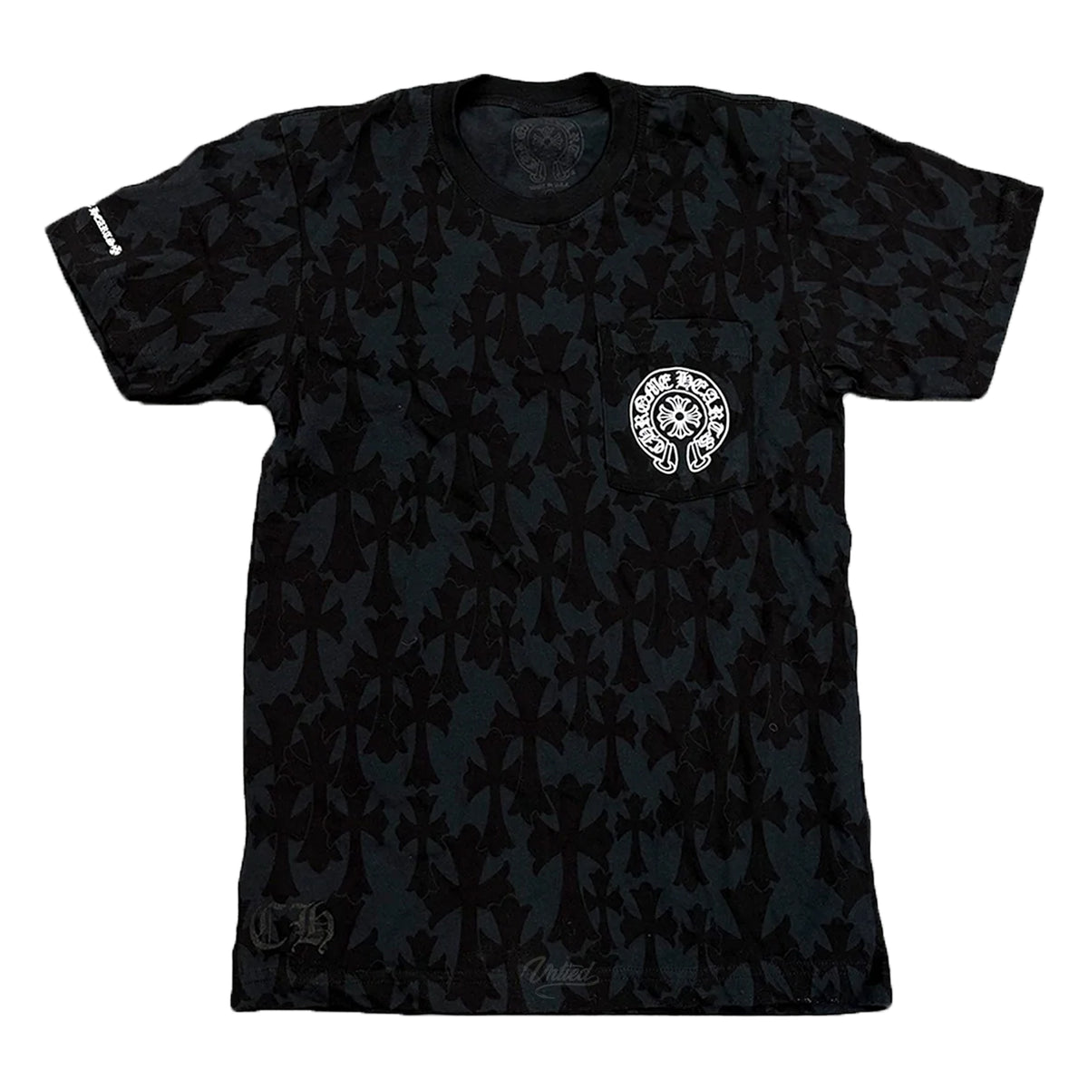 Chrome stiques Cemetery Motif Tee "Black"