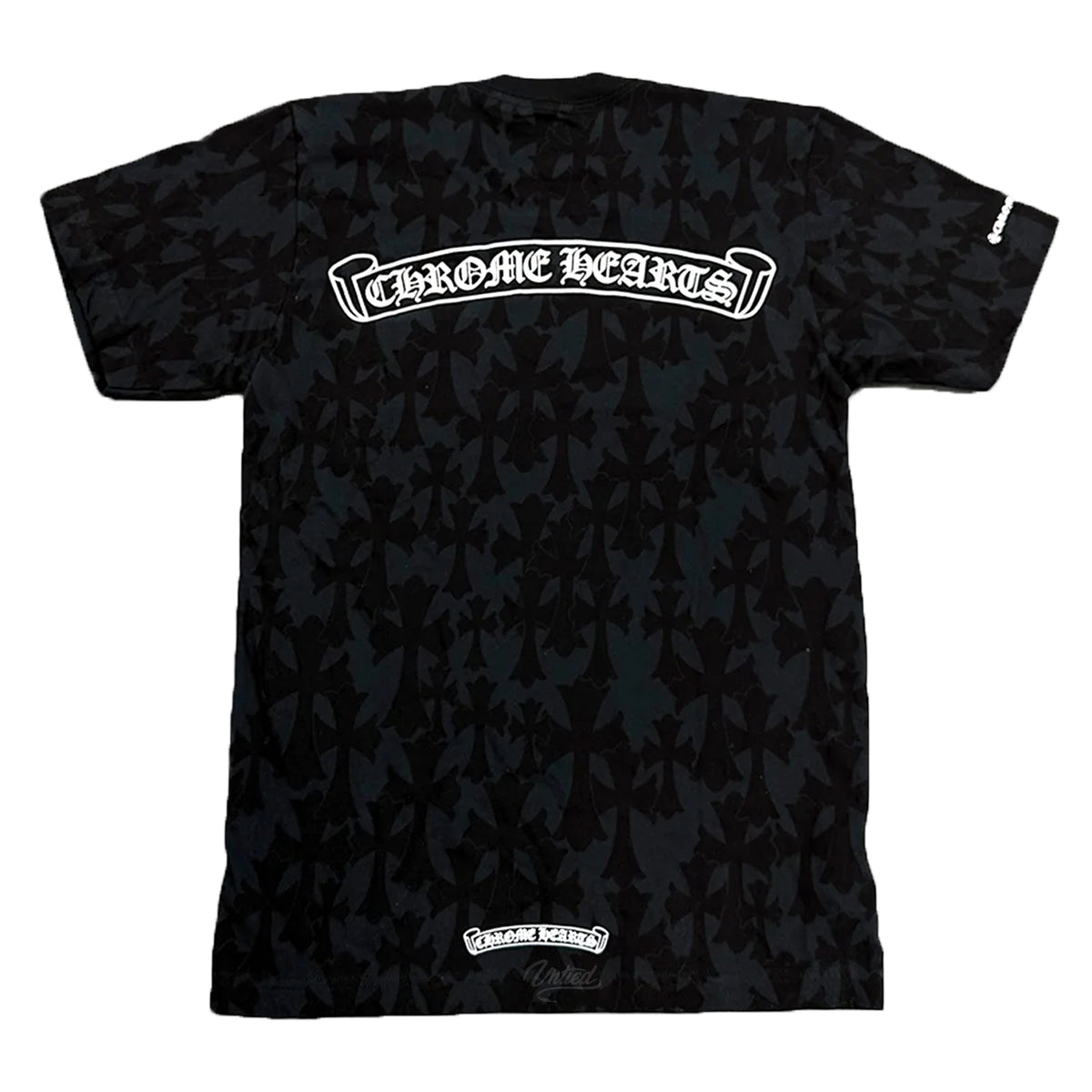 Chrome stiques Cemetery Motif Tee "Black"