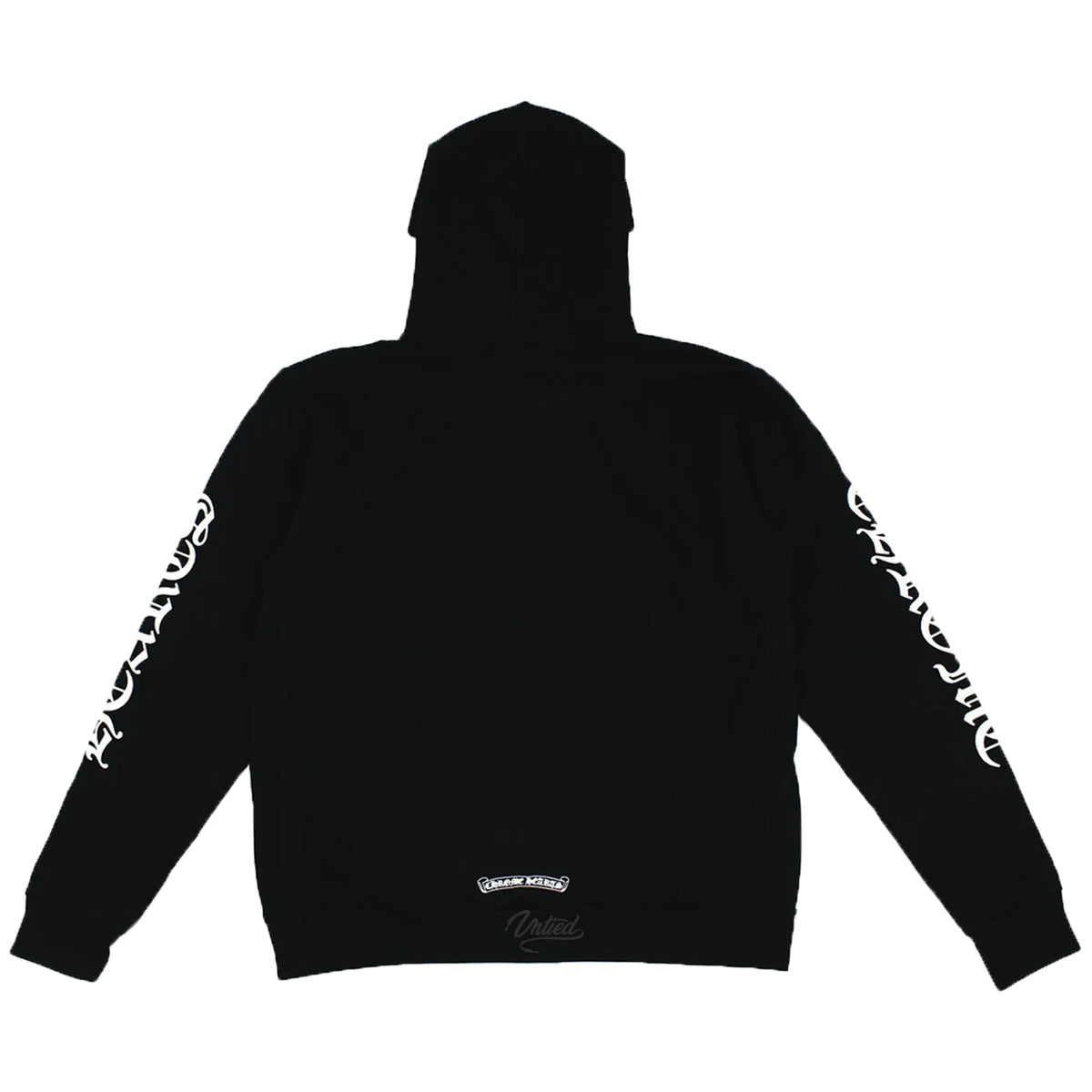 Chrome Hearts Vertical Logo 1988 Hoodie "Black/White"