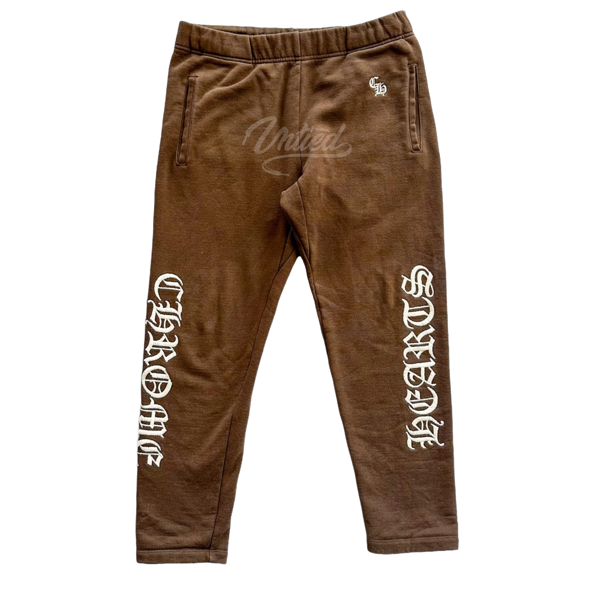 Chrome Hearts Slow Ride Embroidered Sweatpants "Brown"