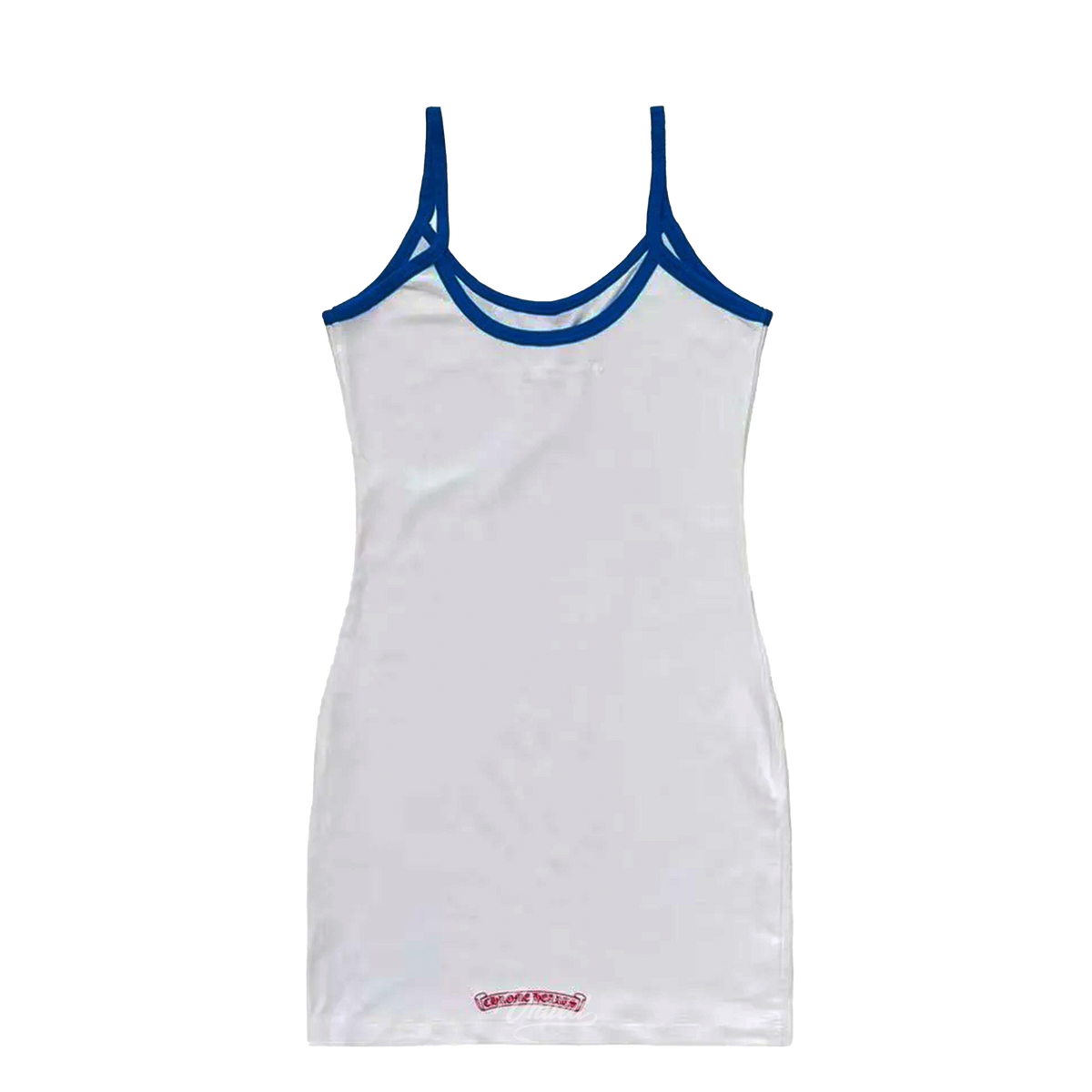 premium Hearts Tank Dress "White/Blue/Red"