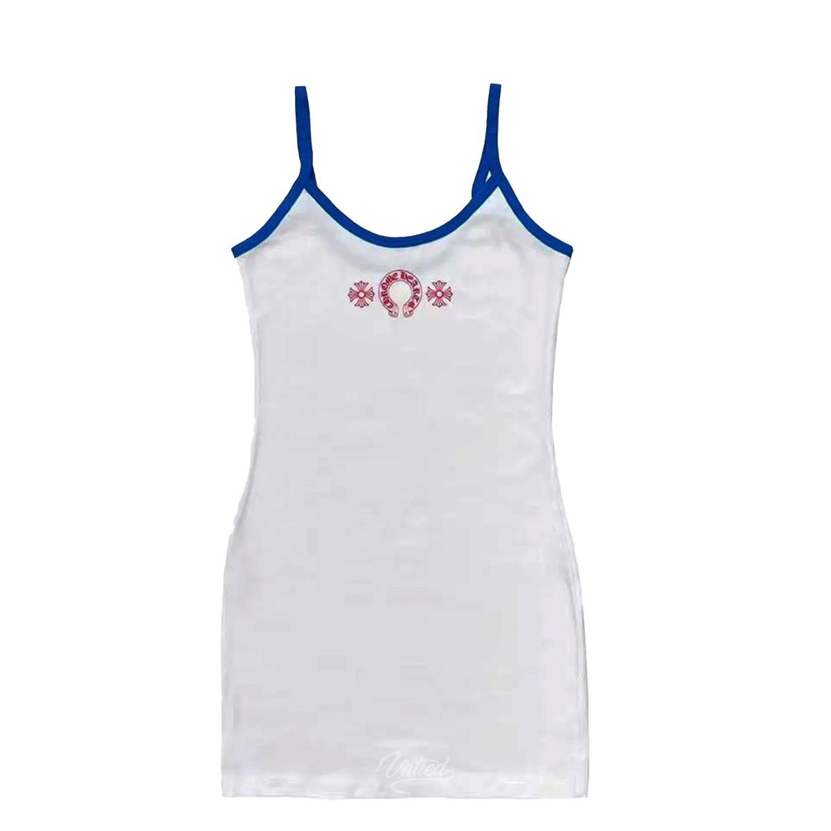 deportivo Hearts Tank Dress "White/Blue/Red"