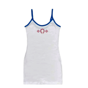 Chrome Hearts Tank Dress "White/Blue/Red"