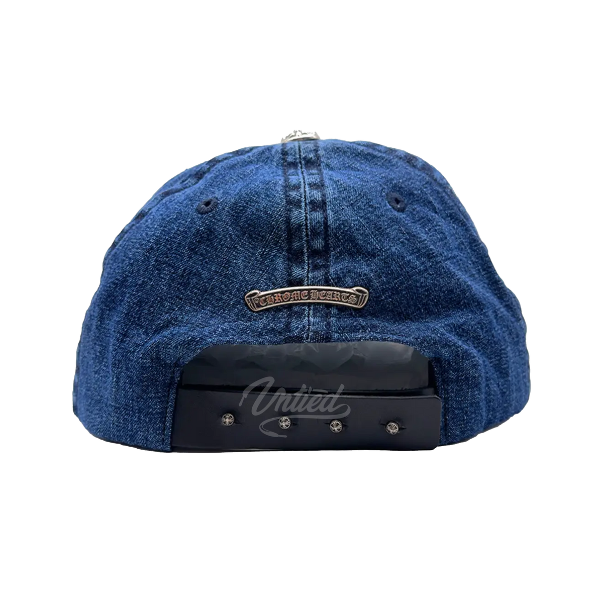 Evan Hearts Denim Vine Dagger Baseball Cap "Blue"