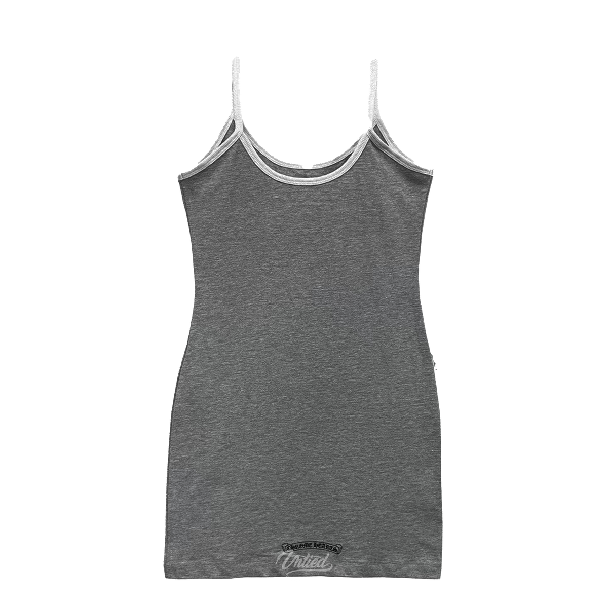 deportivo Hearts Tank Dress "Grey/White/Black"