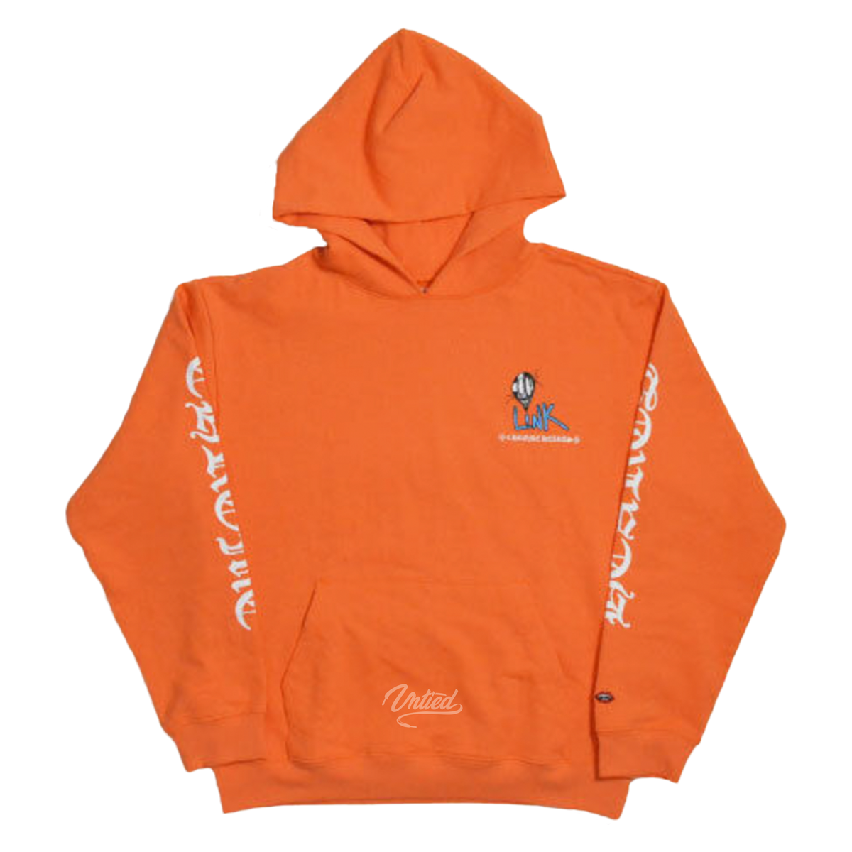 Chrome hearts hoodie discount orange and black