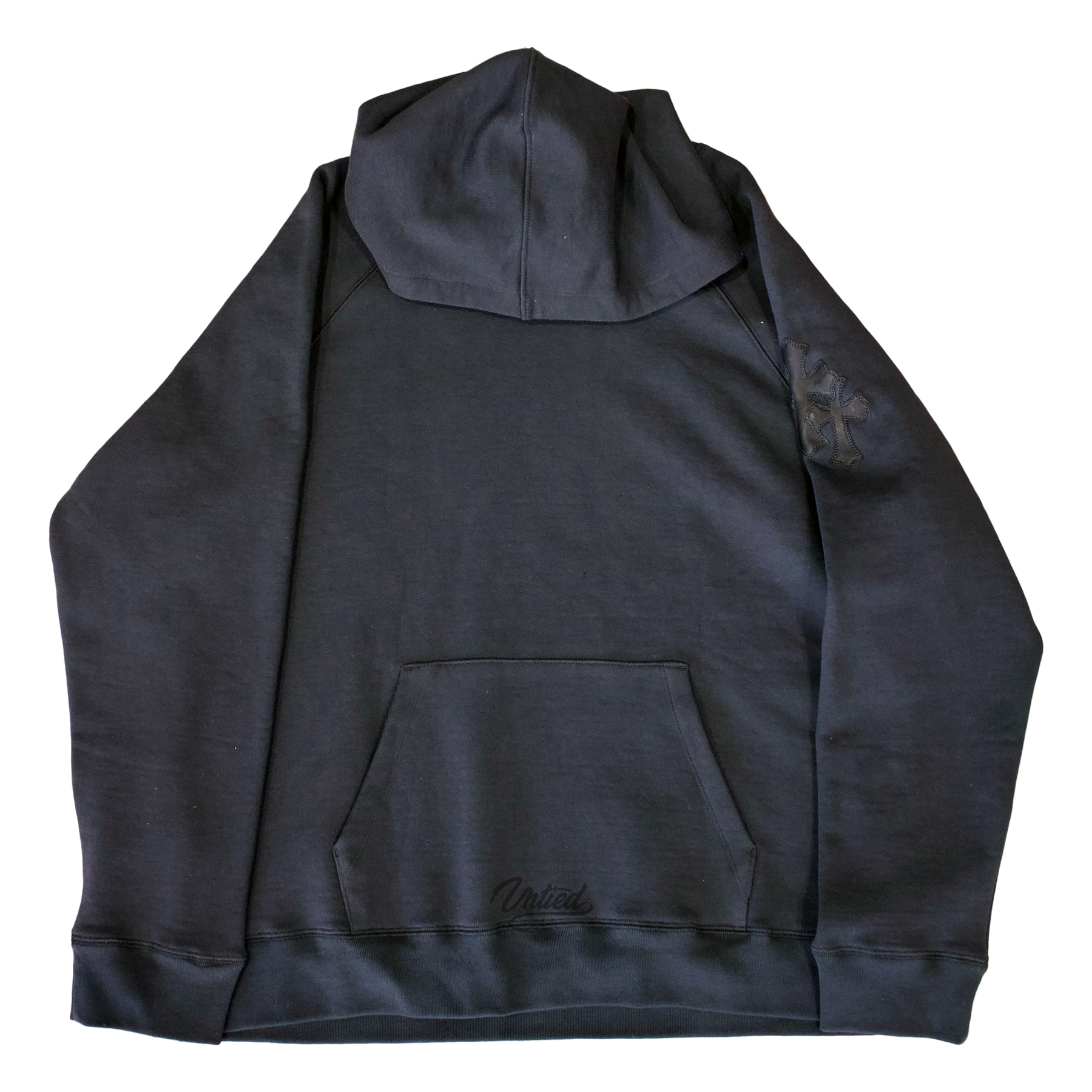 Chrome Hearts Cemetery Patches Hoodie "Black/Black"