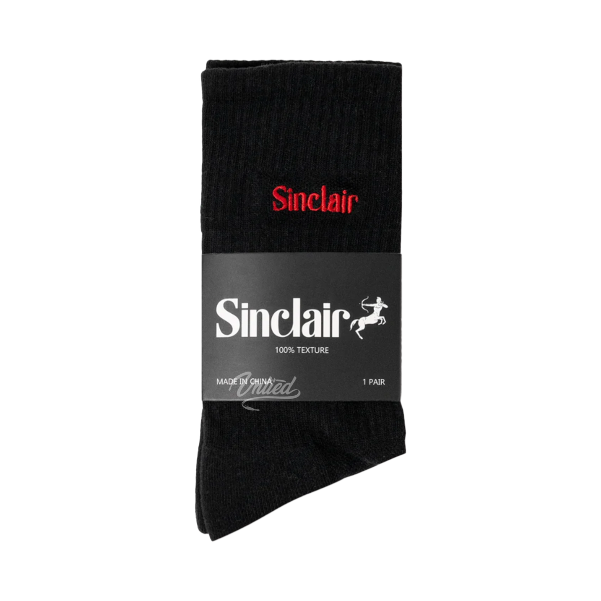 Sinclair Clairssential Socks "Black/Red"