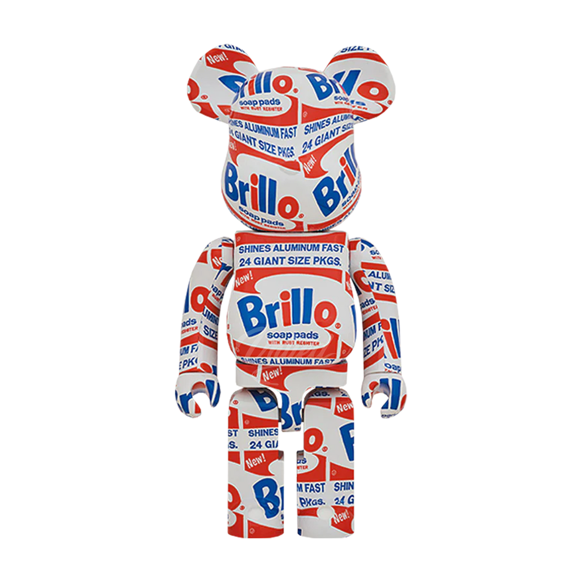 Bearbrick Andy Warhol "Brillo" 1000%