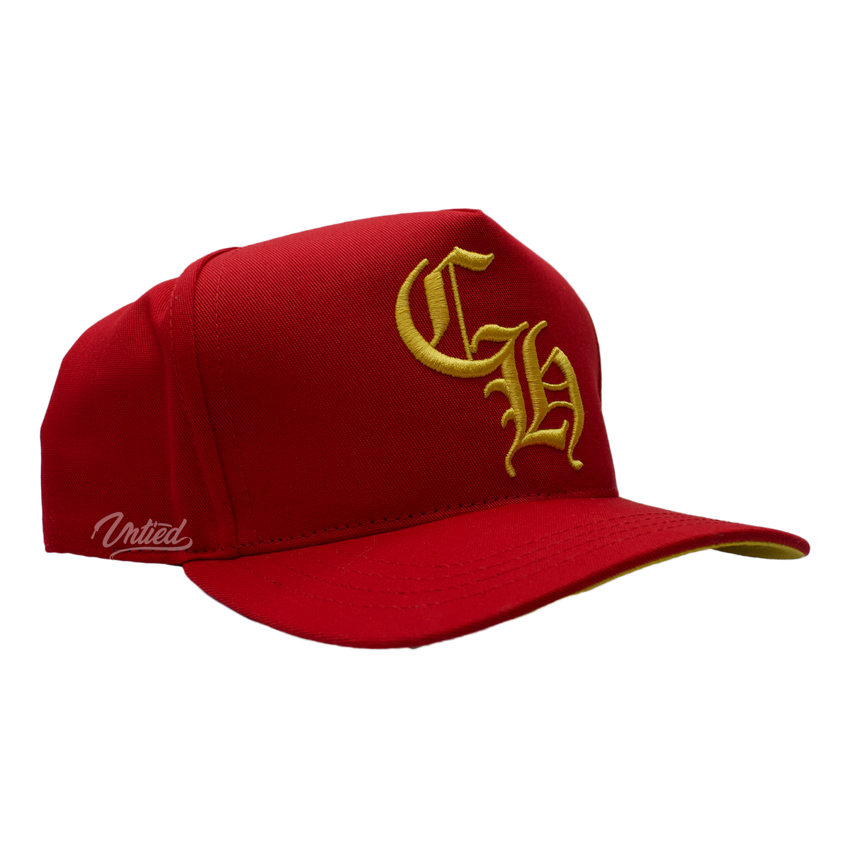 Chrome Hearts CH Baseball Hat "Red/Yellow"