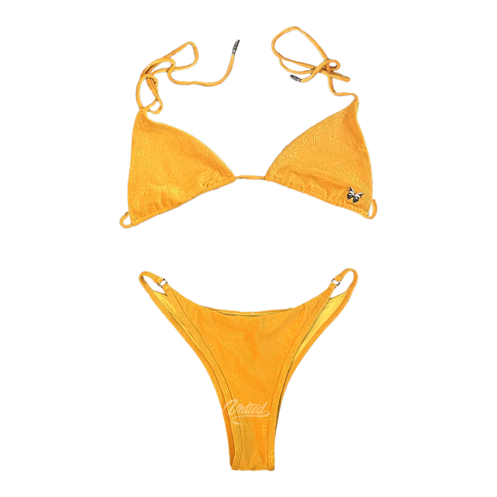 Chrome Hearts Bikini Set Motif Yellow