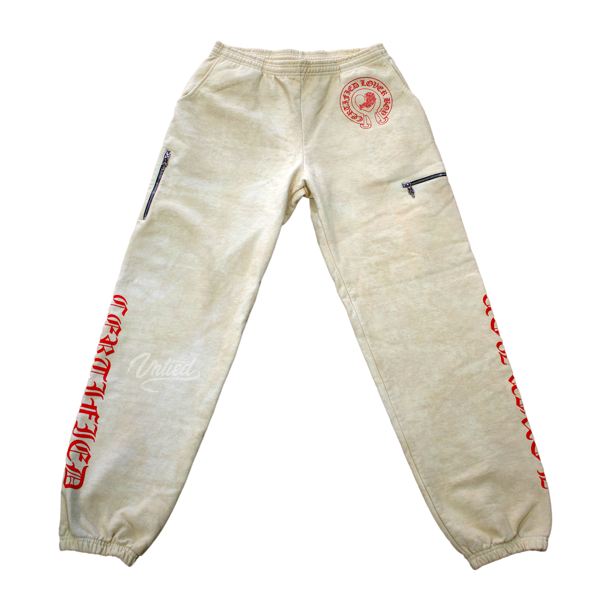 Chrome Hearts CLB Drake Friends and Family F&F Sweatpants "Tan"