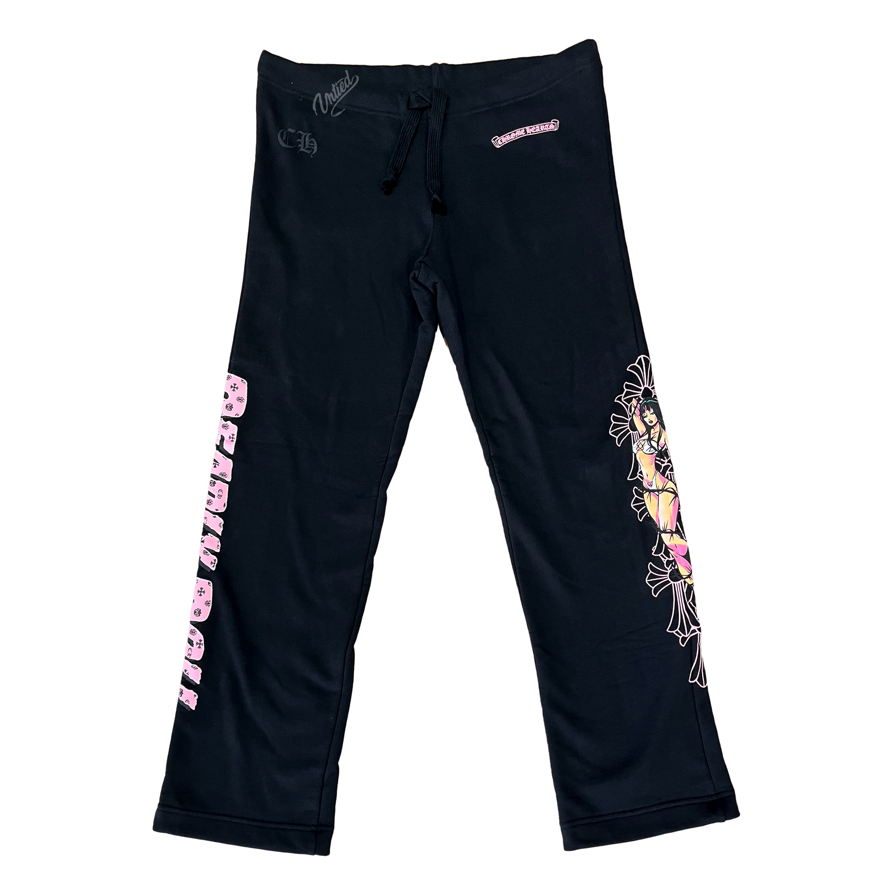 Chrome Hearts Deadly Doll Sweatpants "Black/Pink"