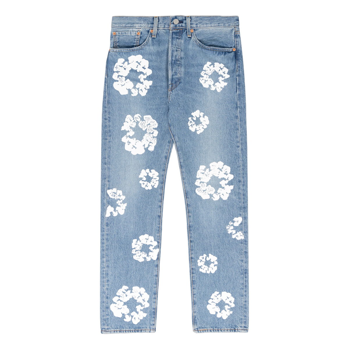 Denim Tears Cotton Wreath Jeans "Light Wash/White"