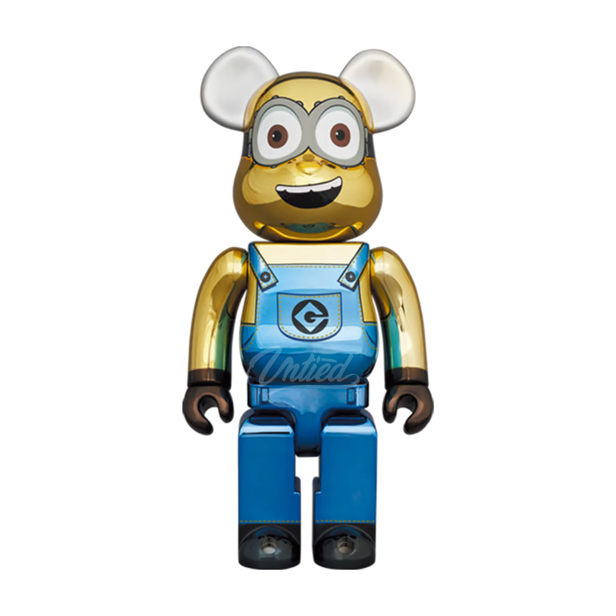 Bearbrick x Minions Dave "Chrome" 1000%