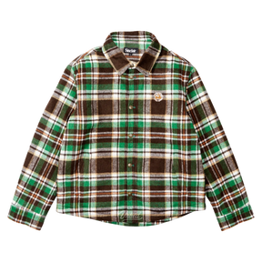 Sinclair Sherpa Flannel Plaid Shirt 2.0 "Green"