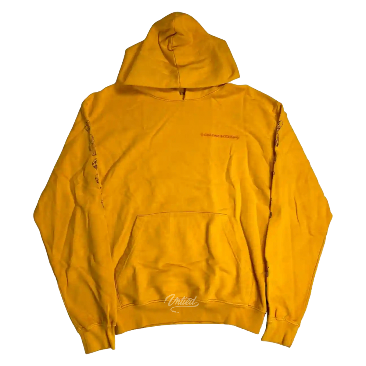 Chrome Hearts Matty Boy Call Me Hoodie "Mustard Yellow"