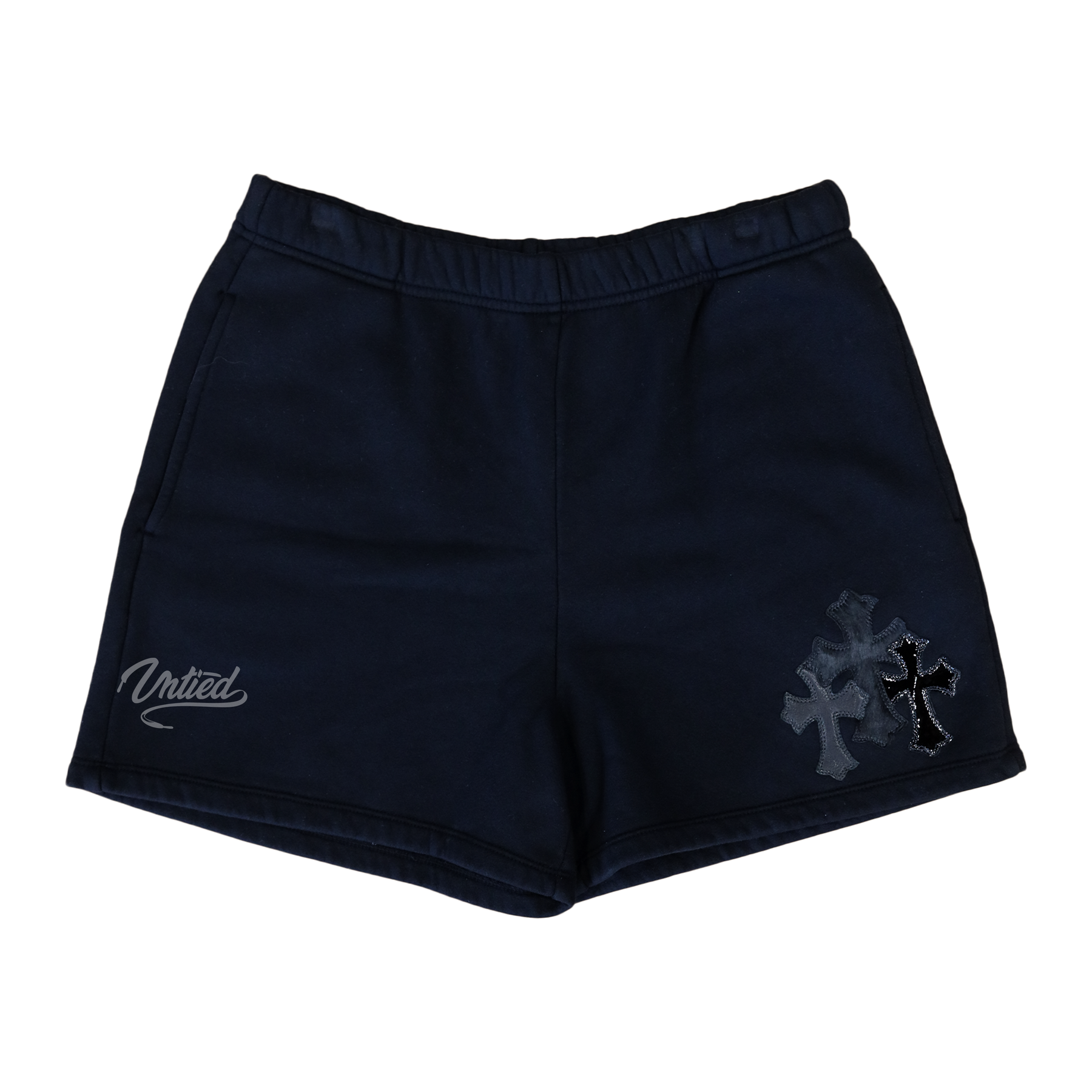 Chrome Hearts Cemetery Patches Shorts "Black"