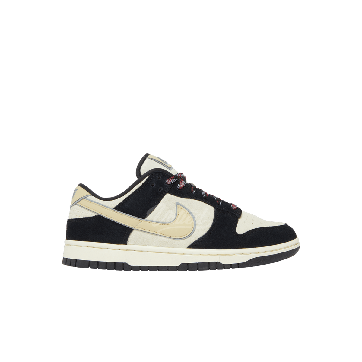 Nike Dunk Low "Black Suede/Team Gold" (W)