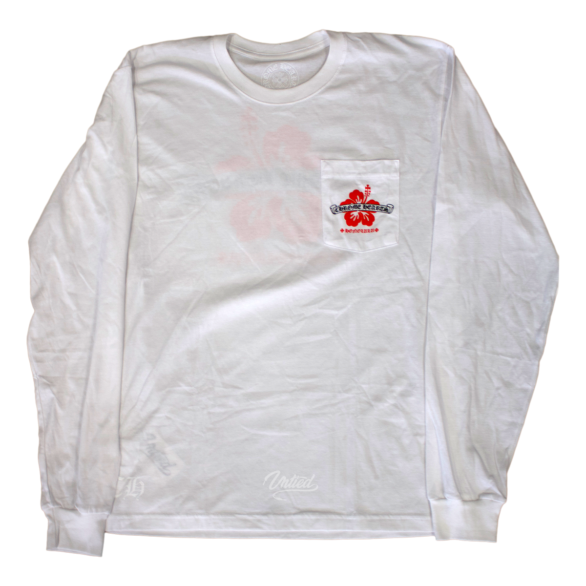 CHROME HEARTS FLOWER LOGO TEE Available in store now . . Waze