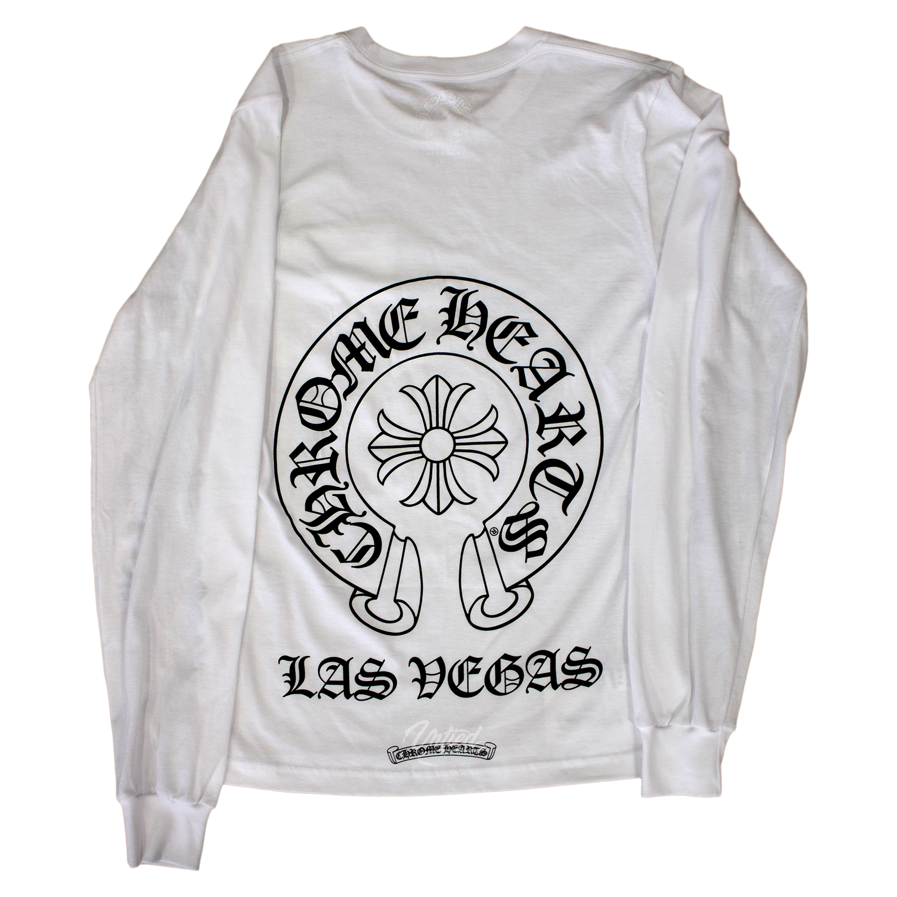 Chrome Hearts Horseshoe Las Vegas Pocket L/S "White"