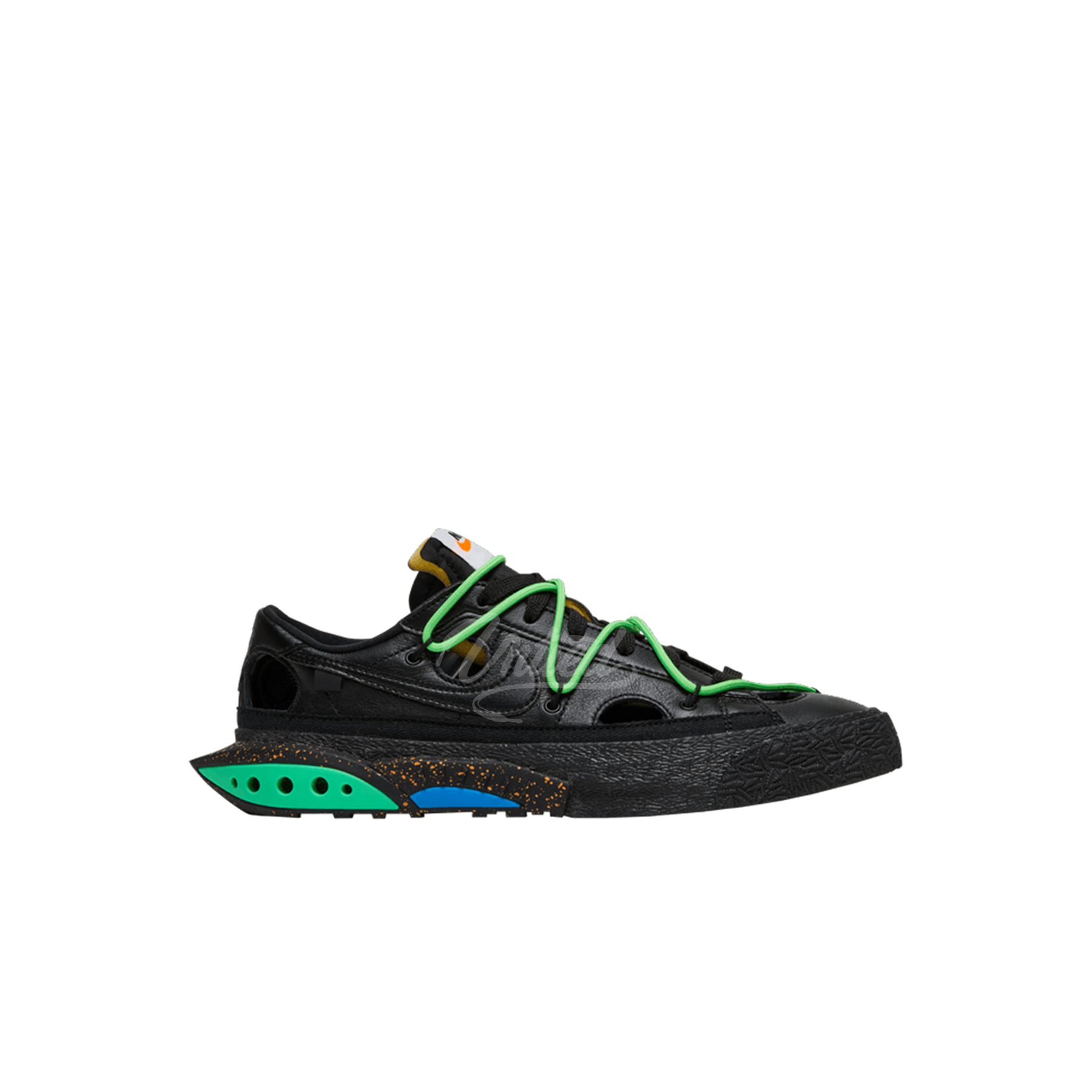Nike Blazer Low Off White "Black/Electro Green"