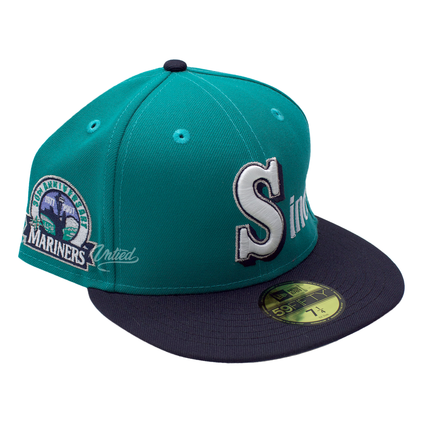 Sinclair New Era Baseball Fitted Cap "Seattle Teal/Navy/White"