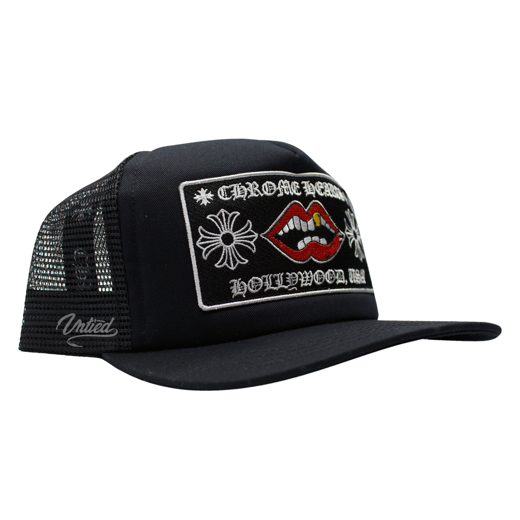 Chrome Hearts Chomper Trucker Hat "Black"