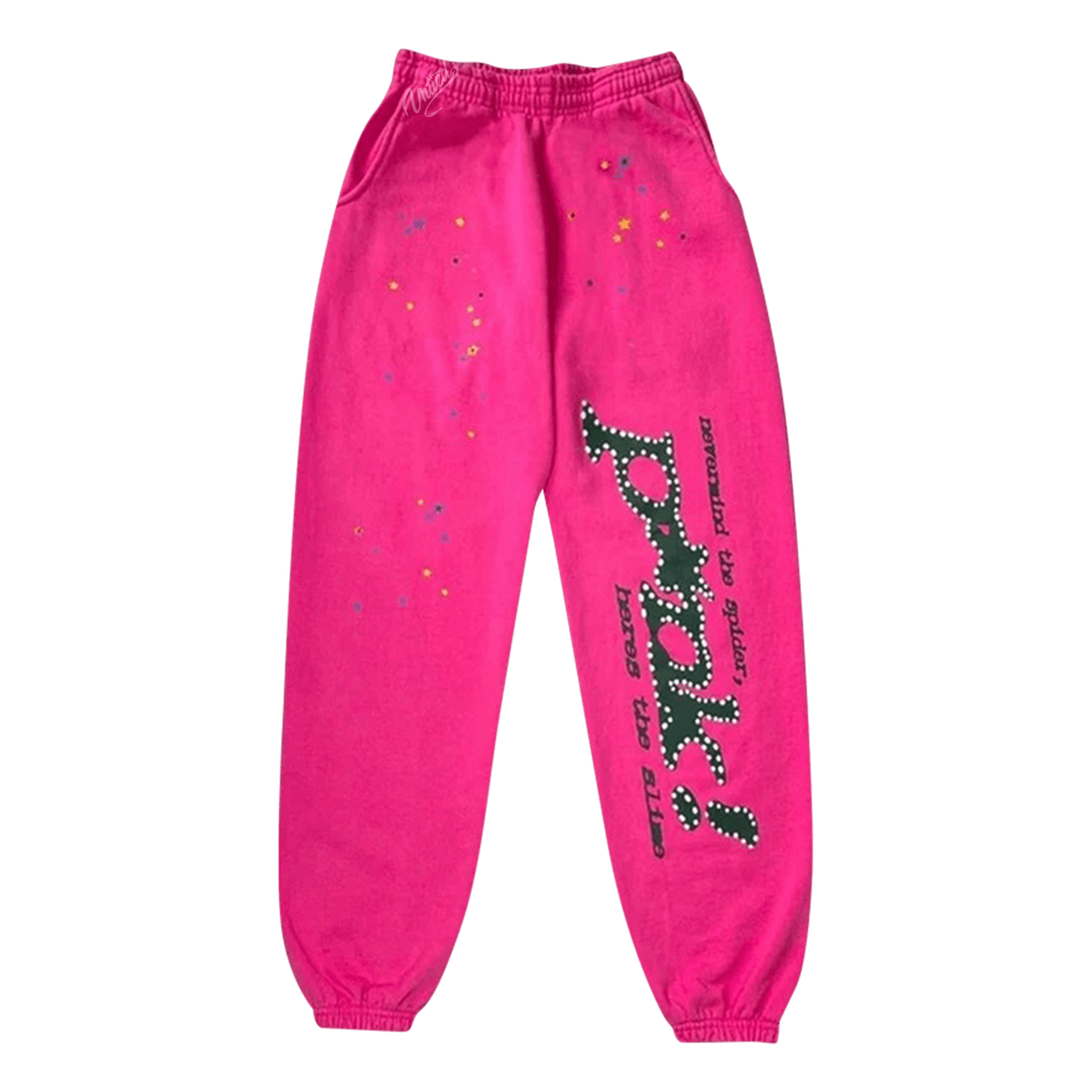 SP5DER Pink P*nk V2 Sweatpants "Pink"