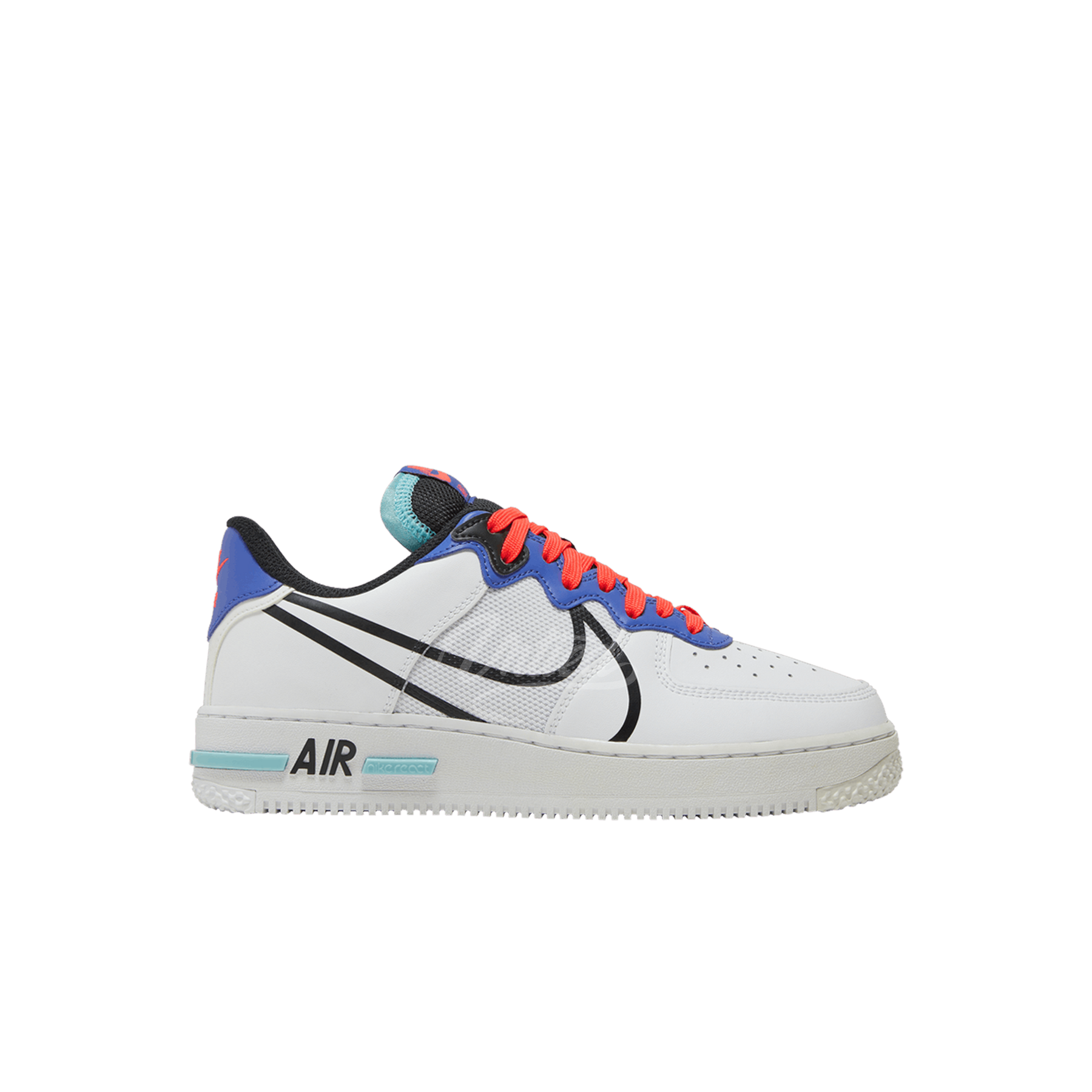 Nike Air Force 1 "React White/Blue Laser/Crimson"