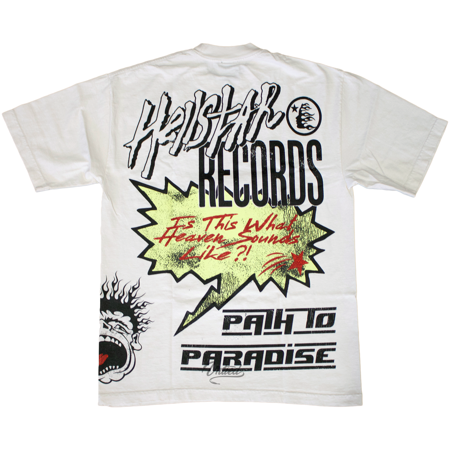Hellstar Records Glitter Path to Paradise Tee "Cream/Red"