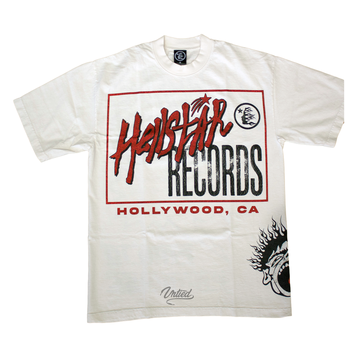 Hellstar Records Glitter Path to Paradise Tee "Cream/Red"