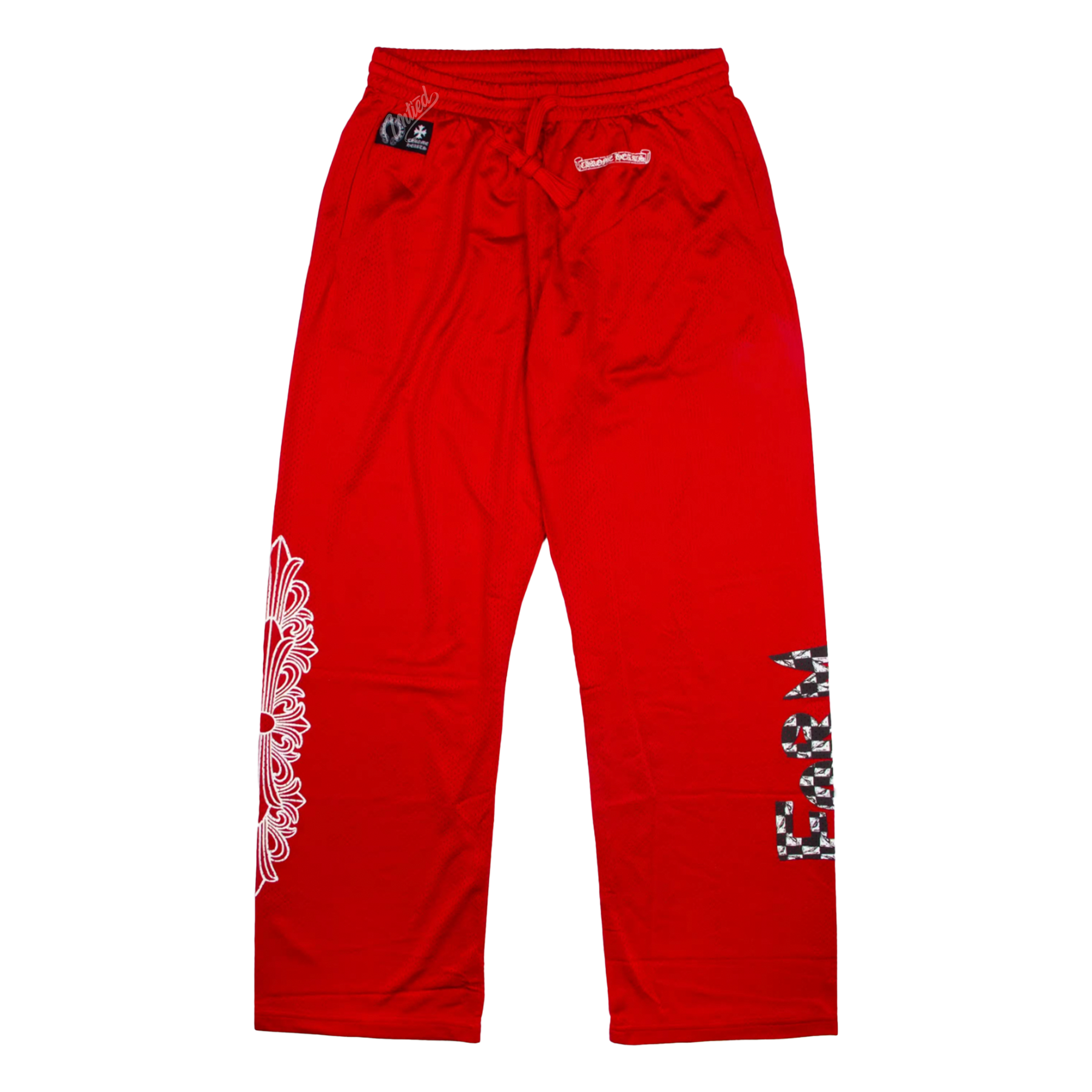 Chrome Hearts Matty Boy Mesh Pants "Red"