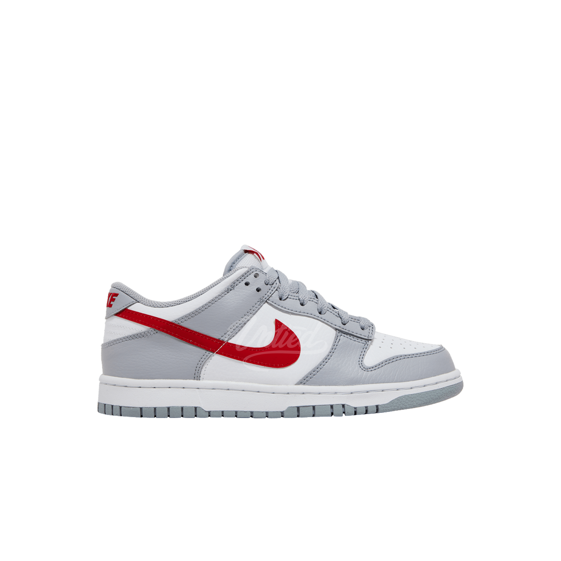 Nike Dunk Low "White Wolf Grey/University Red" (GS)