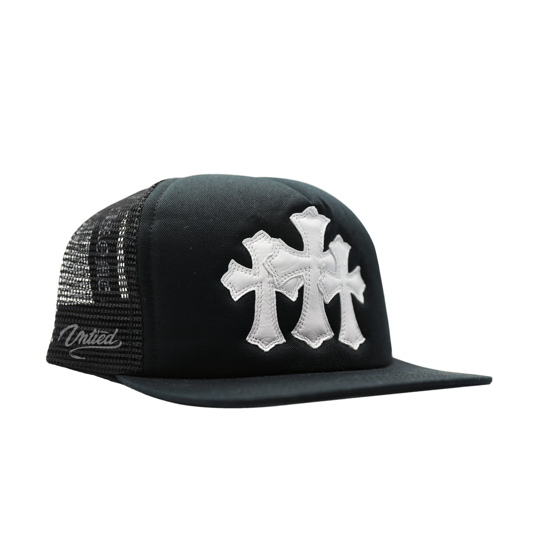 Chrome Hearts Horseshoe Denim Baseball Hat Black - US