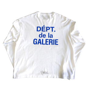 Gallery Dept. French Collector L/S Tee "White Blue"