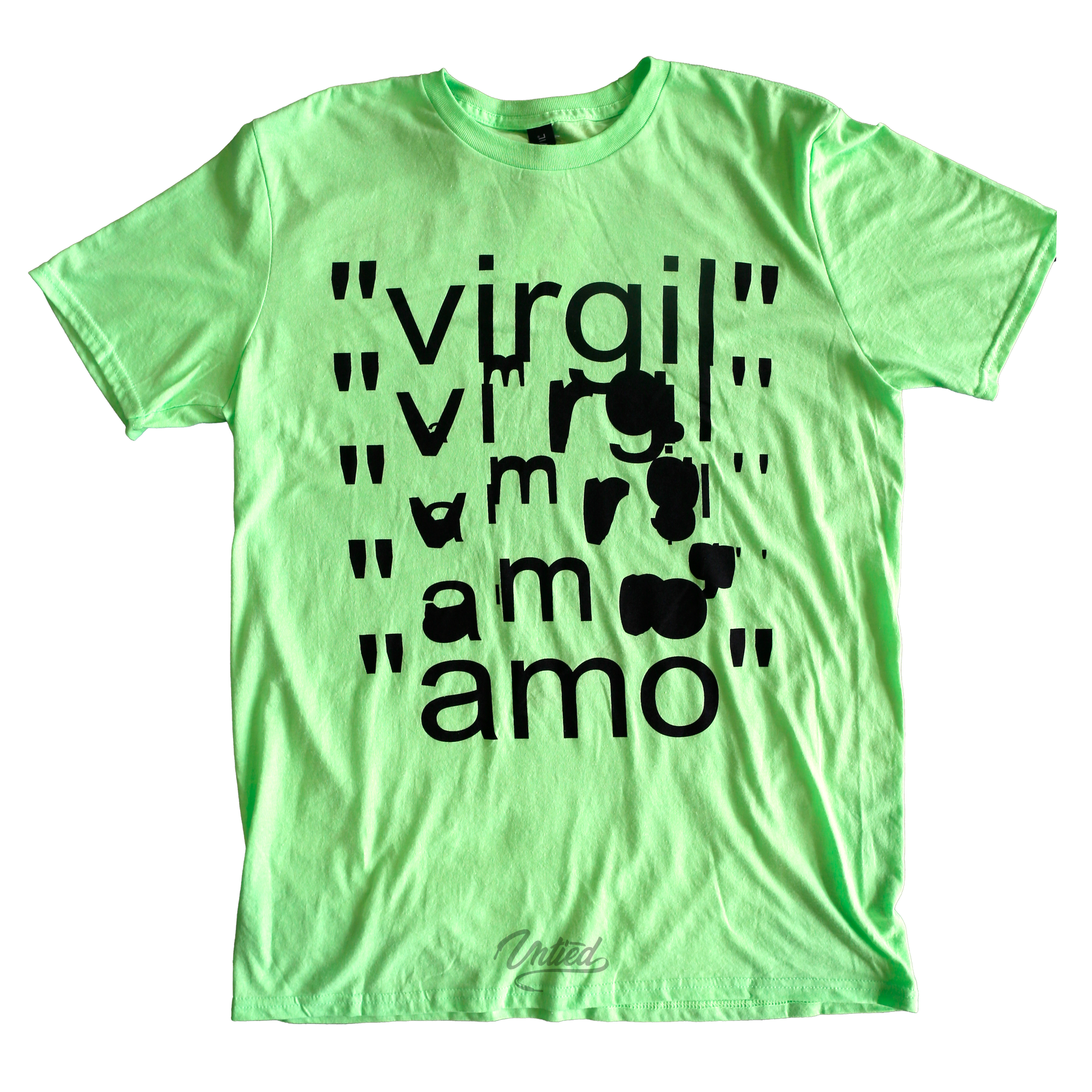 Virgil Abloh x MCA Amo Tee "Lime"