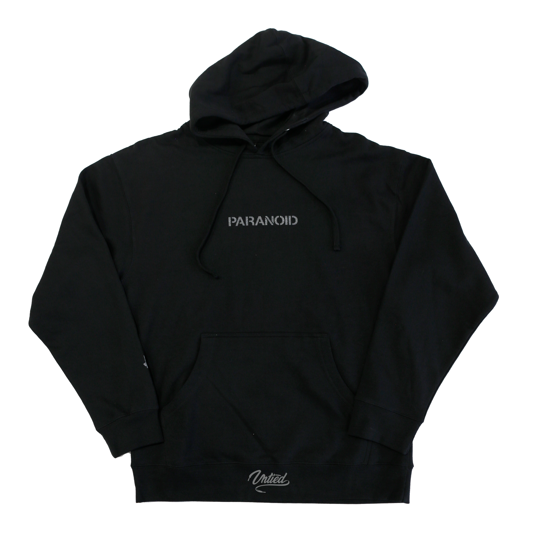 ASSC x Undefeated Paranoid Hoodie "Black 3M Reflective"