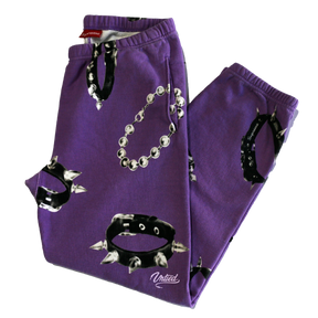 Supreme Studded Collars Sweatpants "Violet"