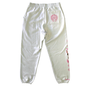 Chrome Hearts Deadly Doll Sweatpants "White Pink"
