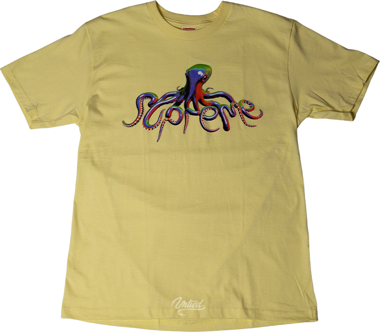 Supreme Tentacles Tee "Pale Yellow"